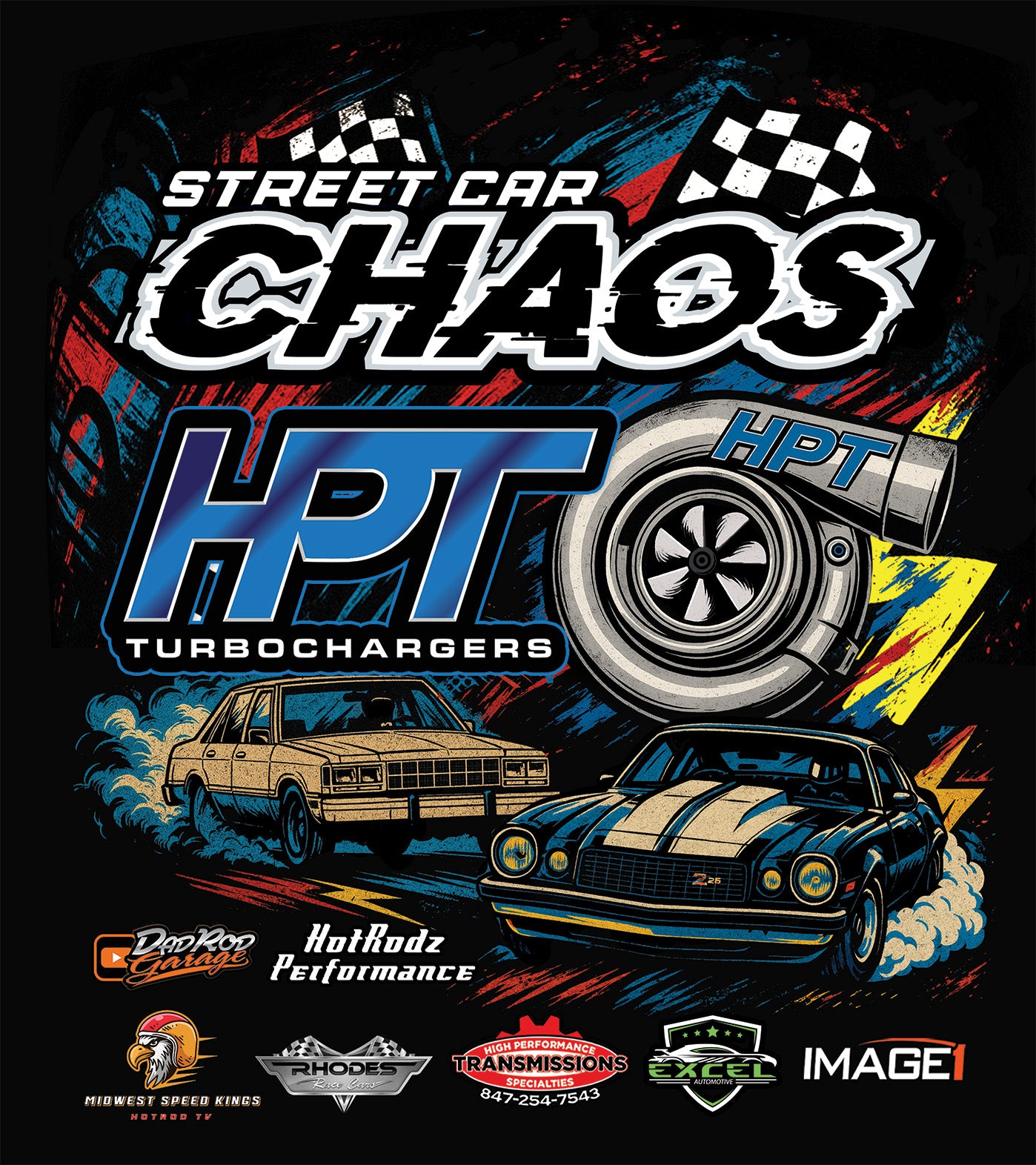 Street Car Chaos T-Shirt