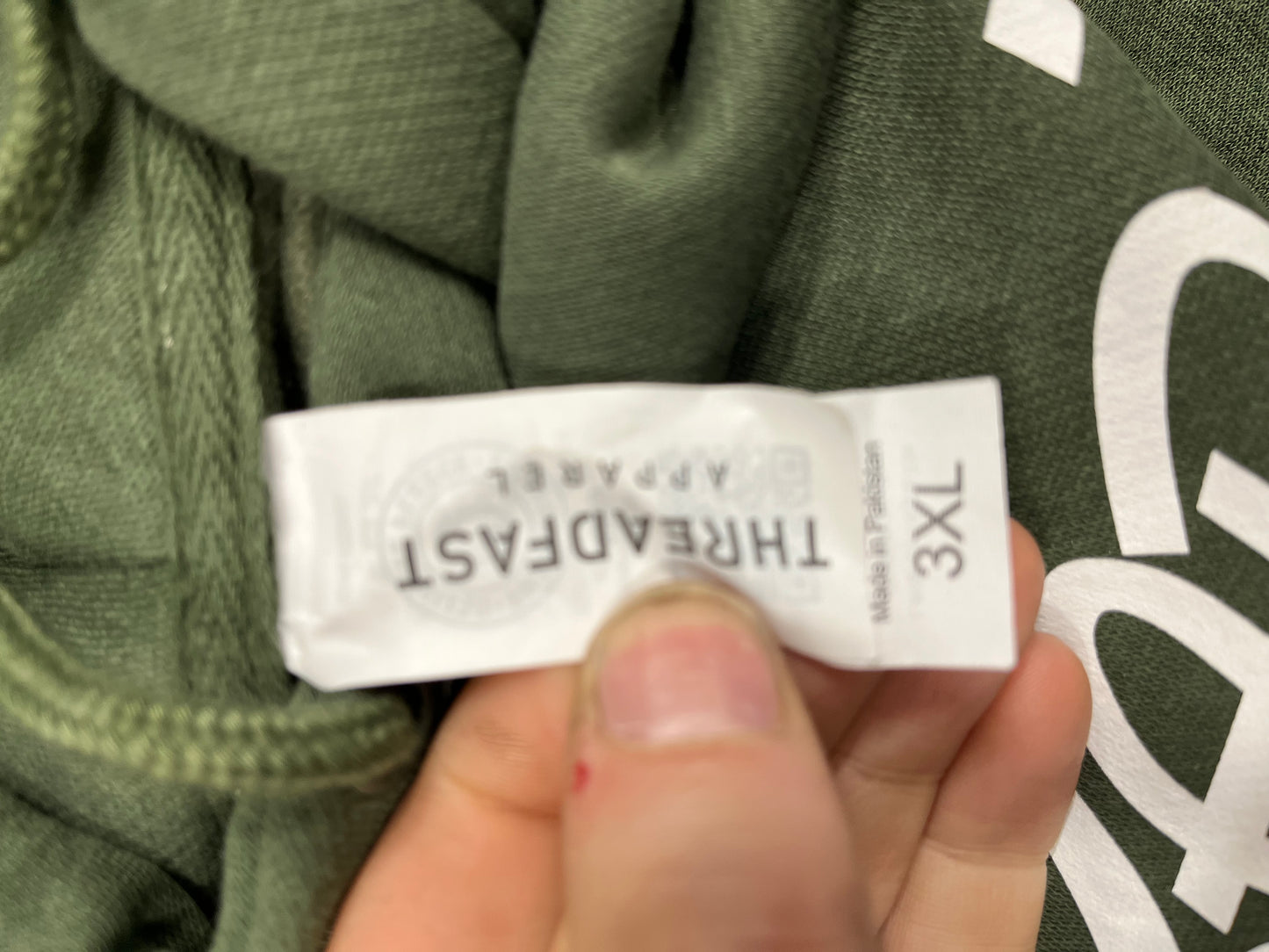 Garage Sale 3X Green Hoodie