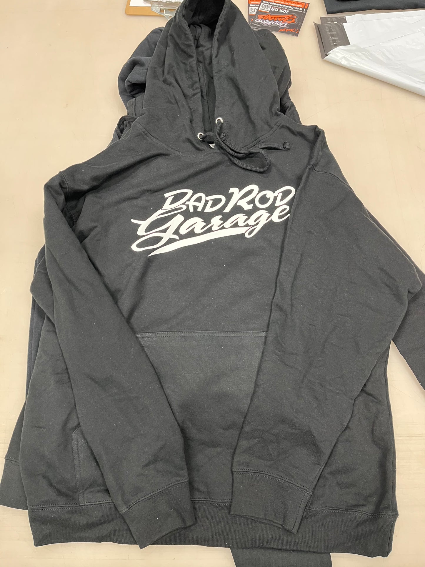 Garage Sale XLarge Black Hoodie - XL